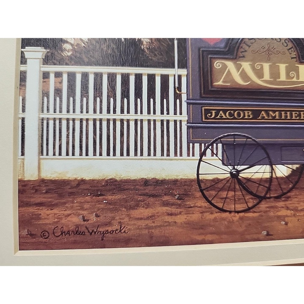 Farewell Kiss to Mrs. Jacob Amherst Charles Wysocki Milkman Americana Unframed - Picture 4 of 15